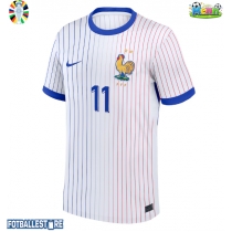 Frankrike Ousmane Dembele #11 Bortedrakt EM 2024 Kortermet